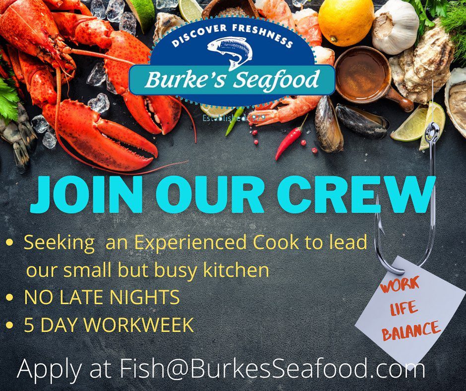 The search is over. The work/life balance you’ve been seeking is right here in our fun, fast-paced kitchen! Work with the best seafood, awesome people, and great customers. Send us an email or stop in to learn more about our current opportunities.