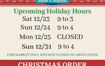 Last Call for Holiday Orders  Our order deadline is Wednesday 12/20. Give us a call or stop in Tuesday or Wednesday to place your order  Yes, we are Sunday 12/24 9am to 4pm